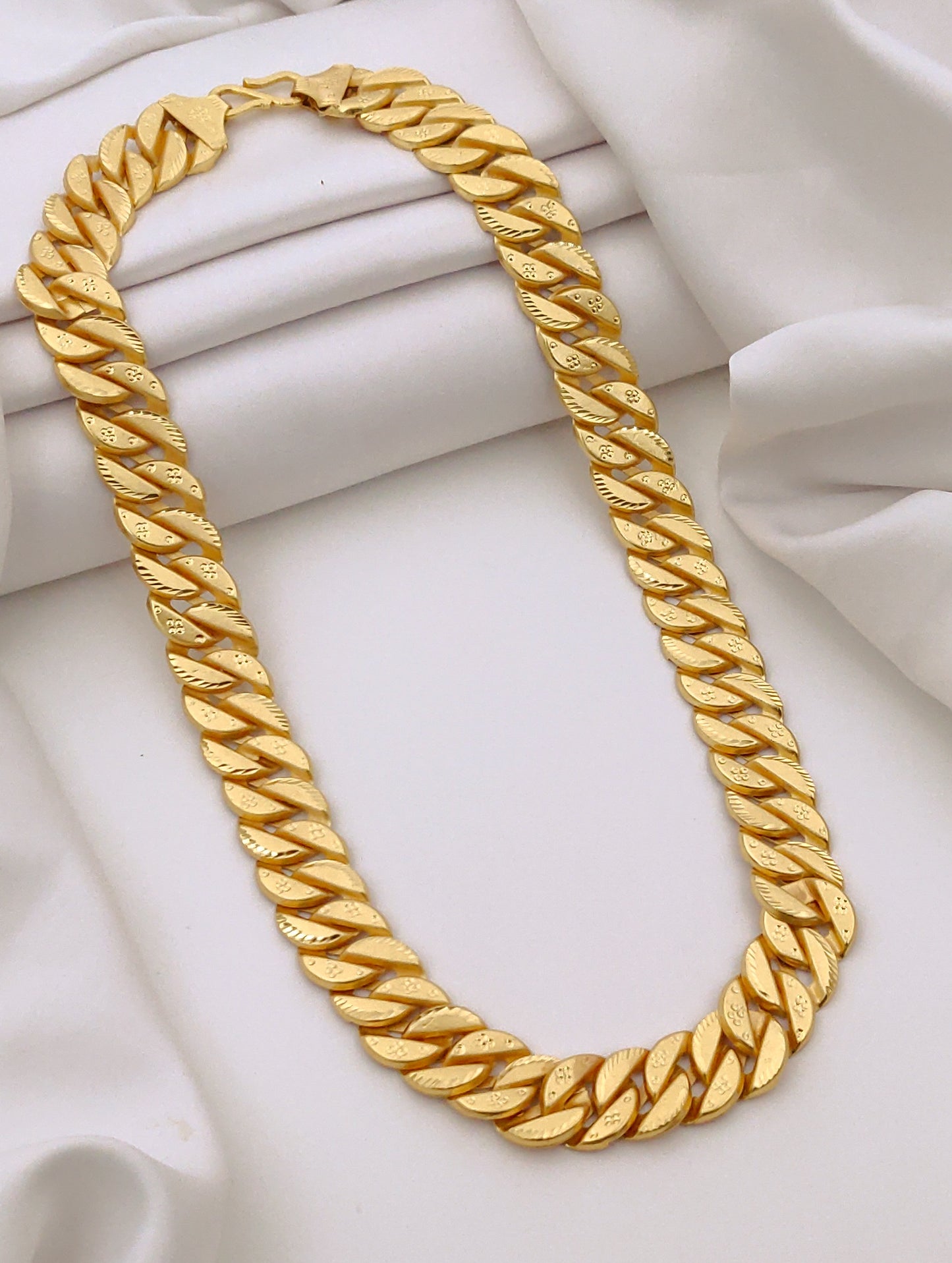 Premium 1 Gram Gold-Plated Chain (6 Months Warranty) - GC-131