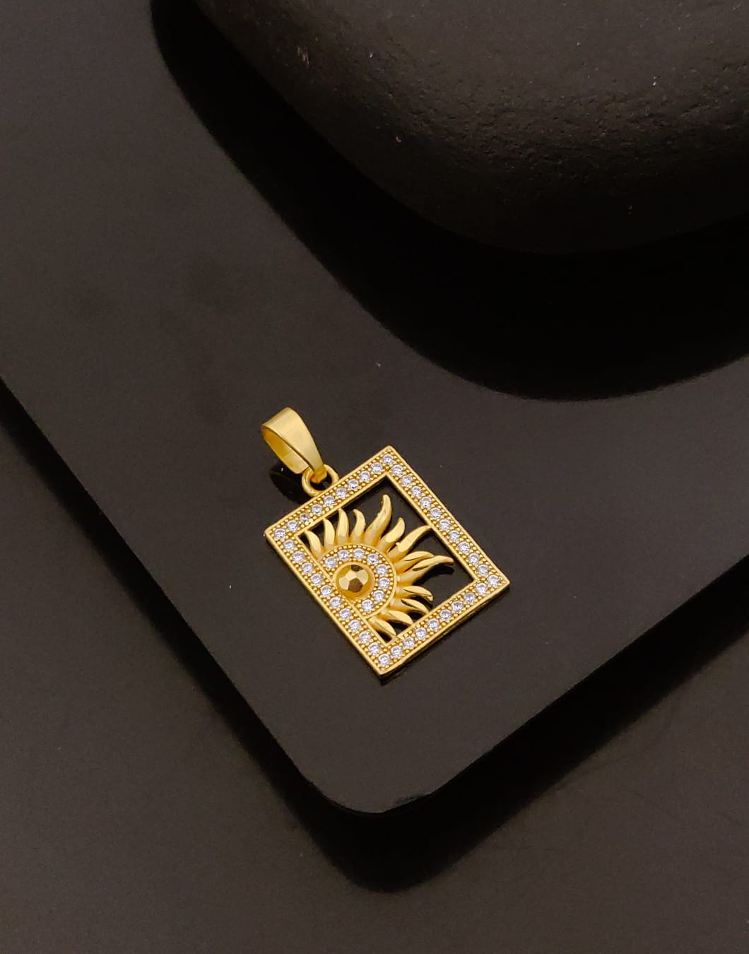 Premium 1 Gram Gold-Plated Pendant (6 Months Warranty) - GP-085