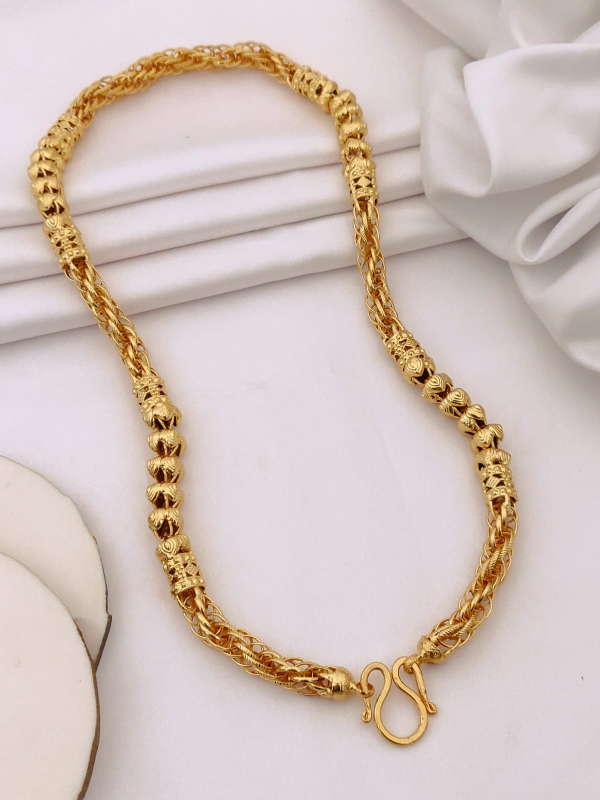 Premium 1 Gram Gold-Plated Chain (6 Months Warranty) - GC-106