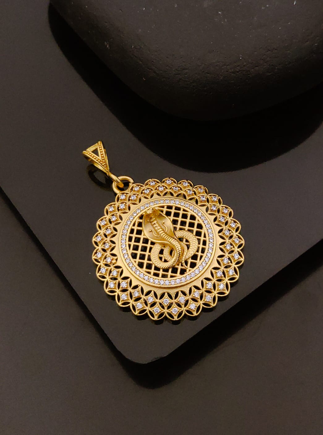 Premium 1 Gram Gold-Plated Pendant (6 Months Warranty) - GP-075