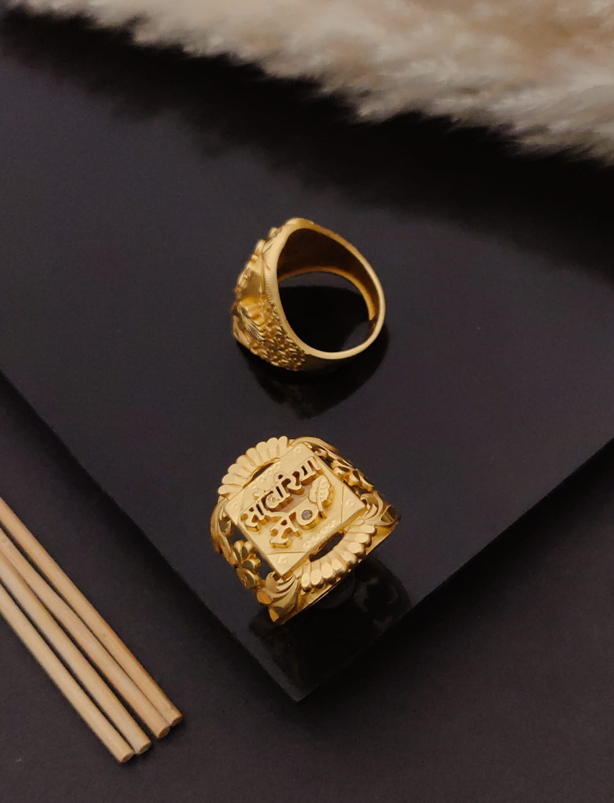 Premium 1 Gram Gold-Plated Ring (6 Months Warranty) - GR-110