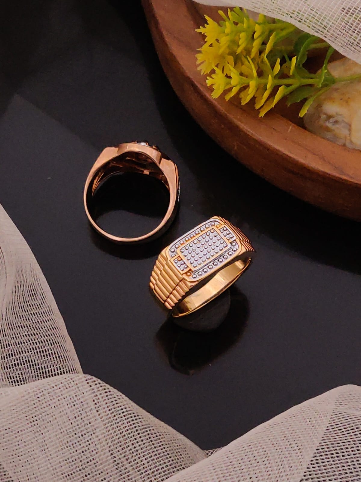 Premium 1 Gram Gold-Plated Ring (6 Months Warranty) - GR-054