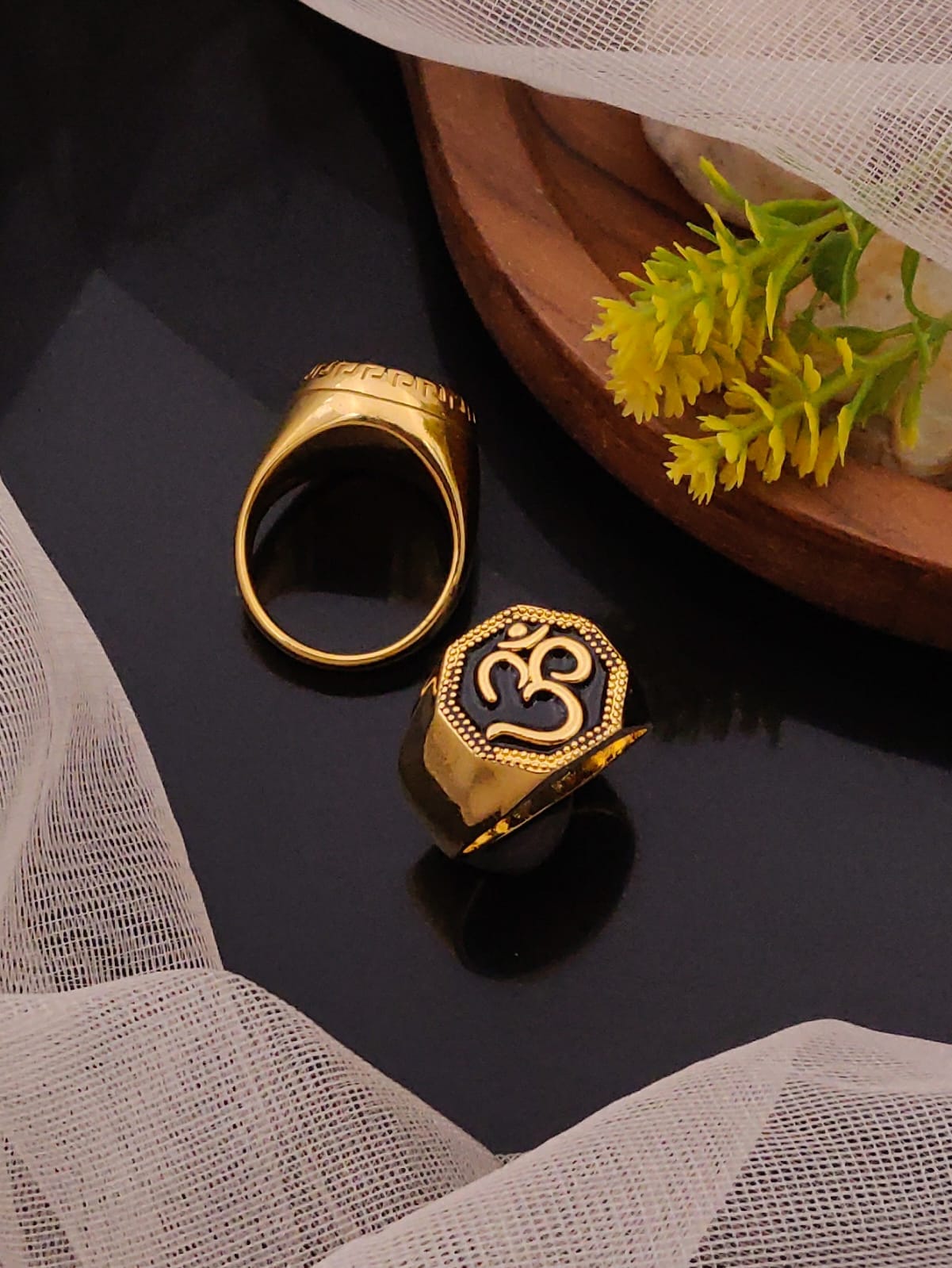 Premium 1 Gram Gold-Plated Ring (6 Months Warranty) - GR-044