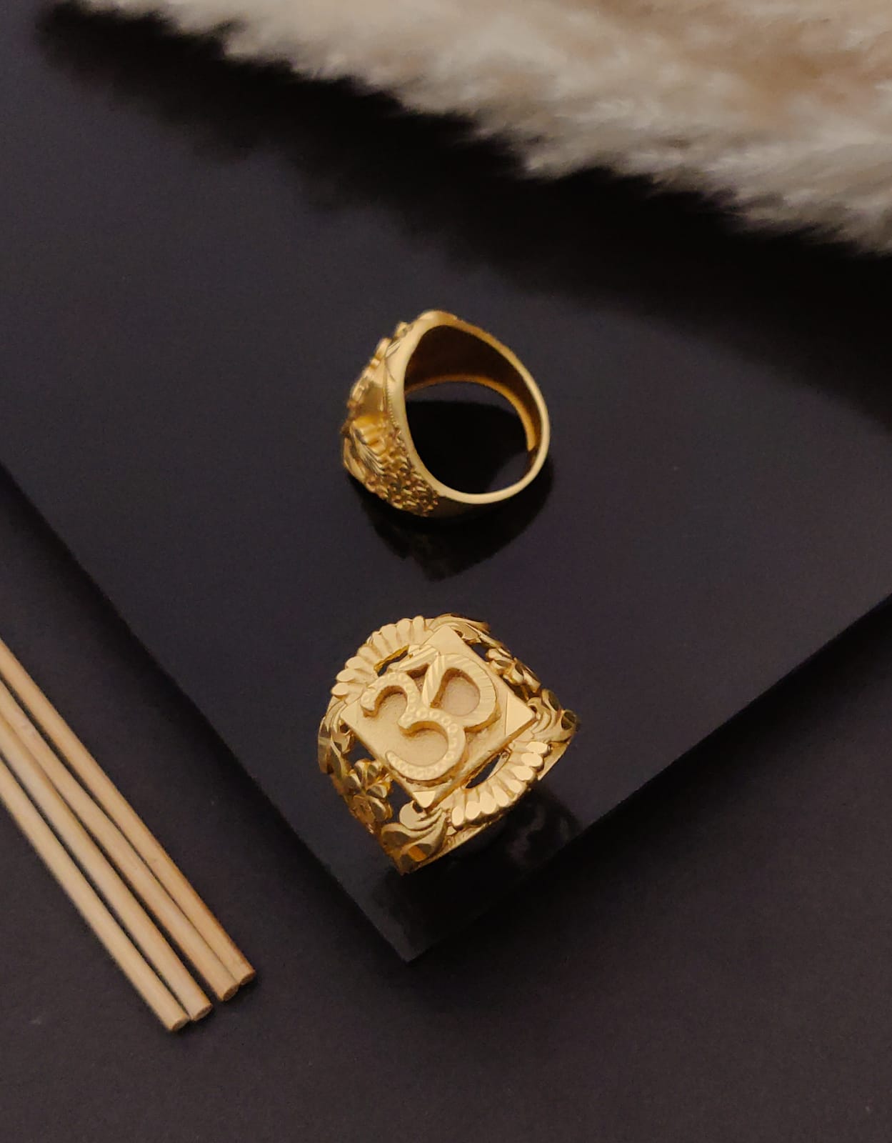 Premium 1 Gram Gold-Plated Ring (6 Months Warranty) - GR-74
