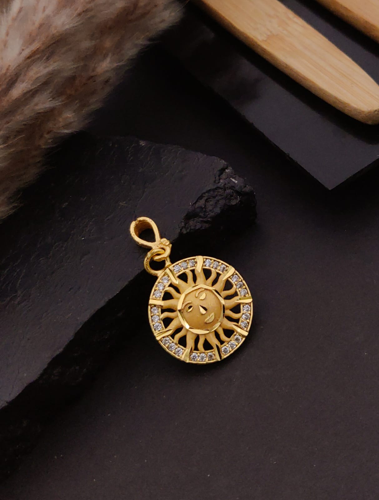 Premium 1 Gram Gold-Plated Pendant (6 Months Warranty) - GP-98