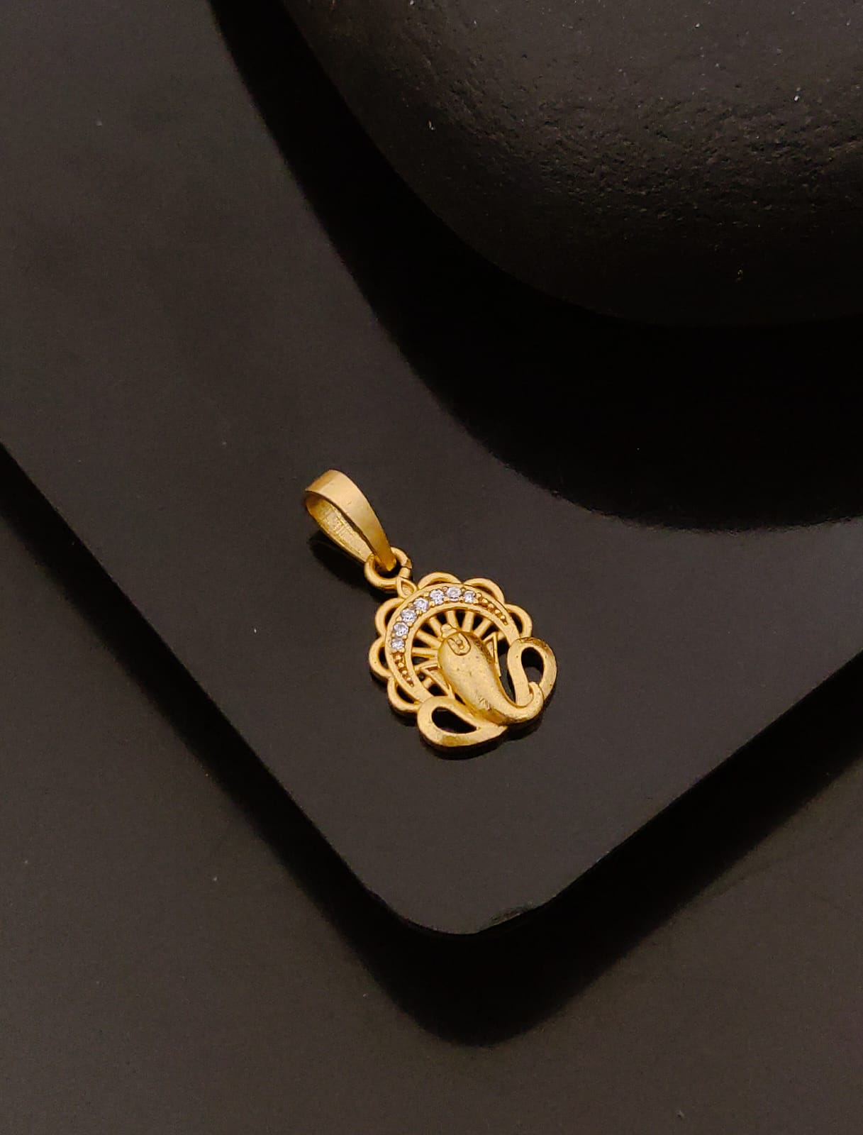 Premium 1 Gram Gold-Plated Pendant (6 Months Warranty) - GP-093