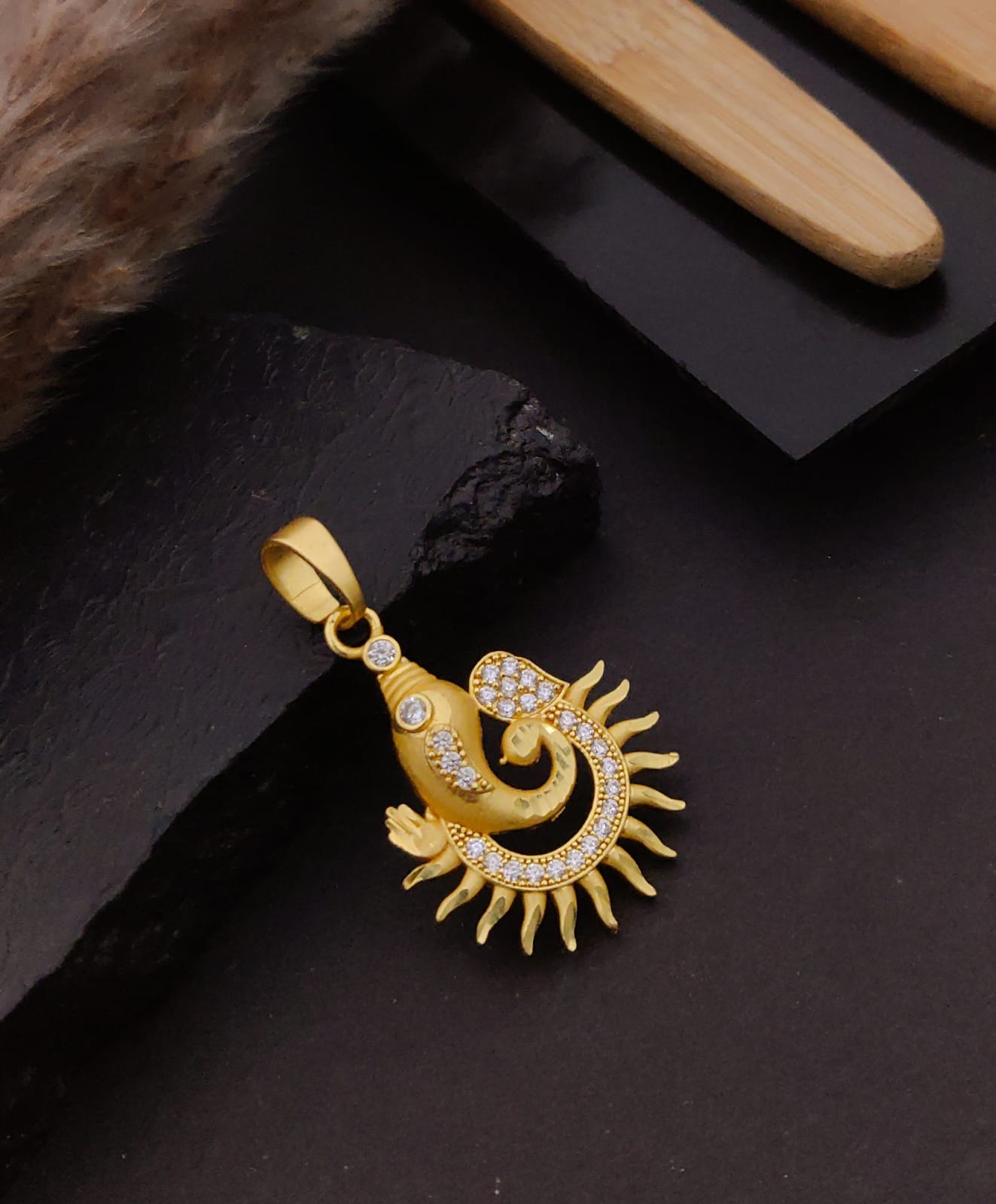 Premium 1 Gram Gold-Plated Pendant (6 Months Warranty) - GP-101