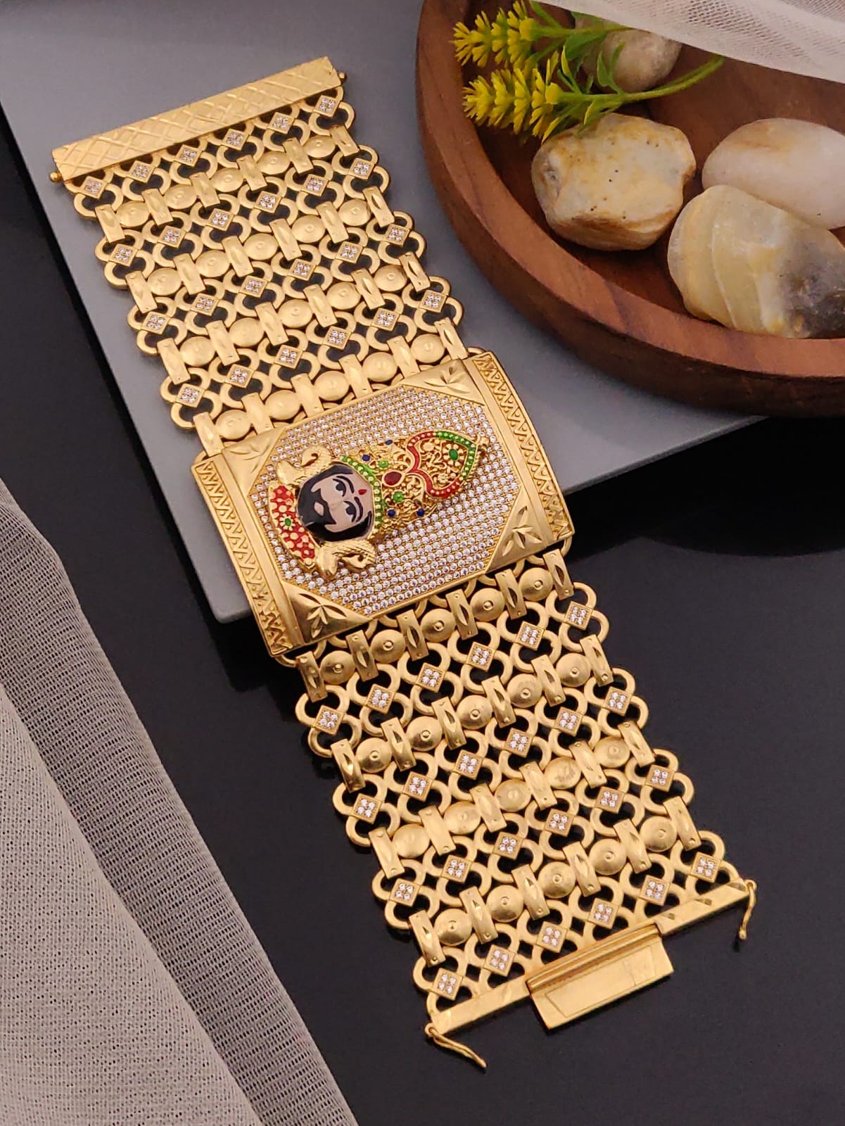 3. Gold-Plated Bracelets