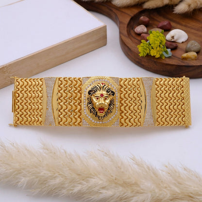 Premium 1 Gram Gold-Plated Bracelet (6 Months Warranty) - GB-066