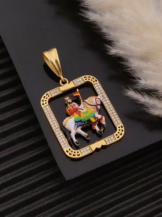 Premium 1 Gram Gold - Plated Pendant (6 Months Warranty)-GP-095