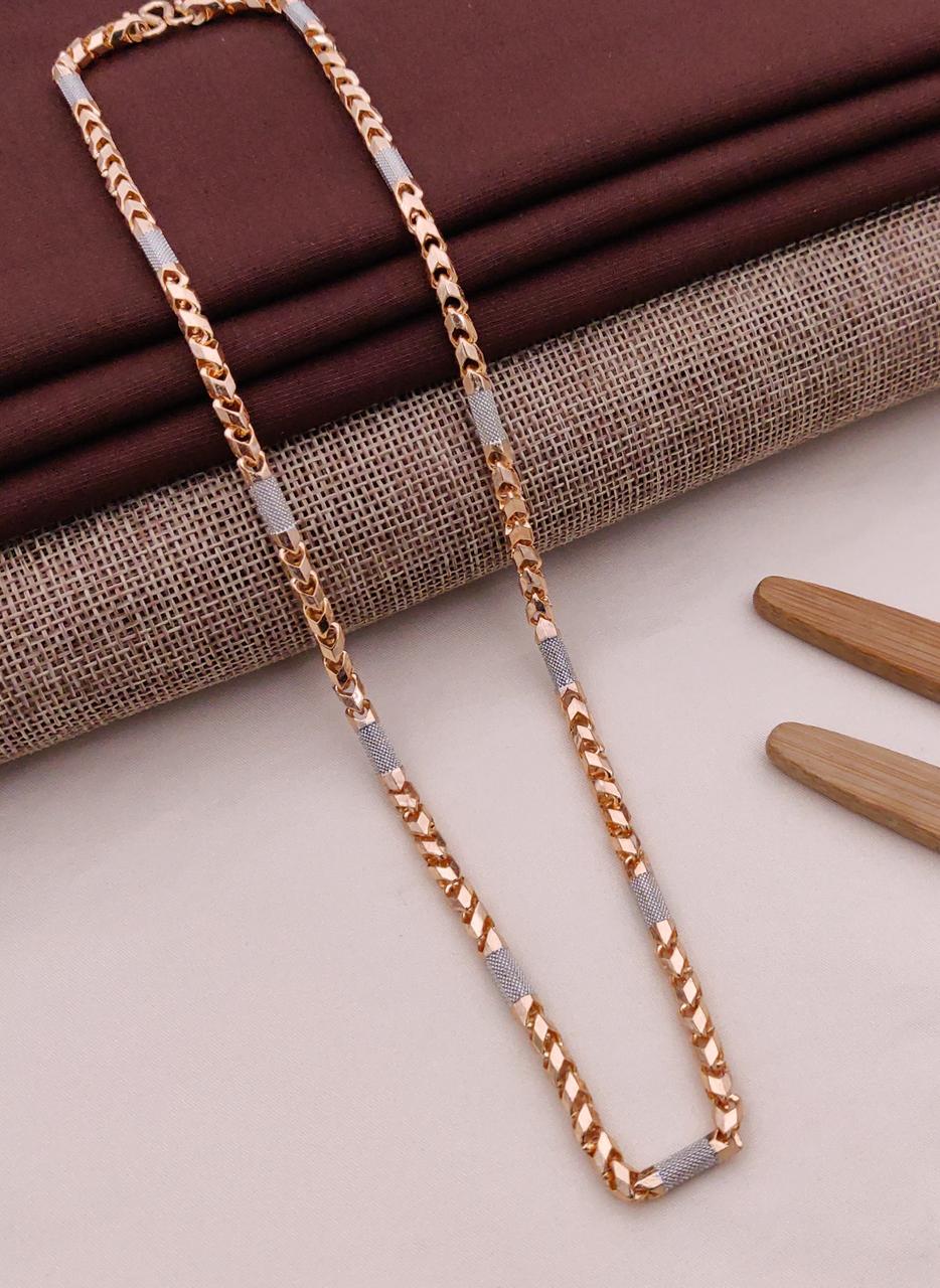 Premium 1 Gram Gold-Plated Chain (6 Months Warranty) - GC-135