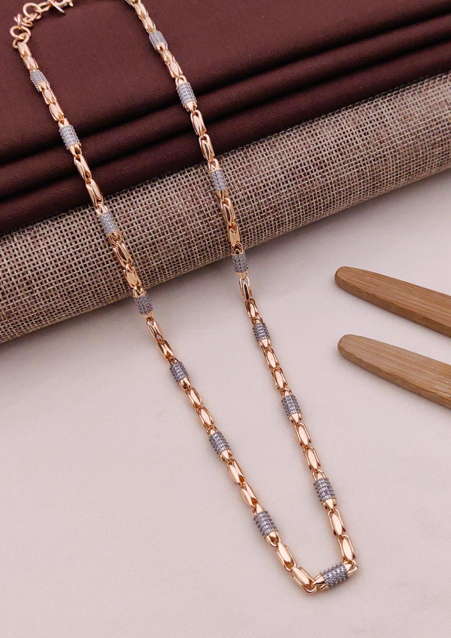 Premium 1 Gram Gold-Plated Chain (6 Months Warranty) - GC-133