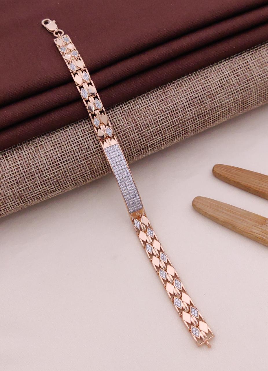 Premium 1 Gram Gold-Plated Bracelet (6 Months Warranty) - GB-070