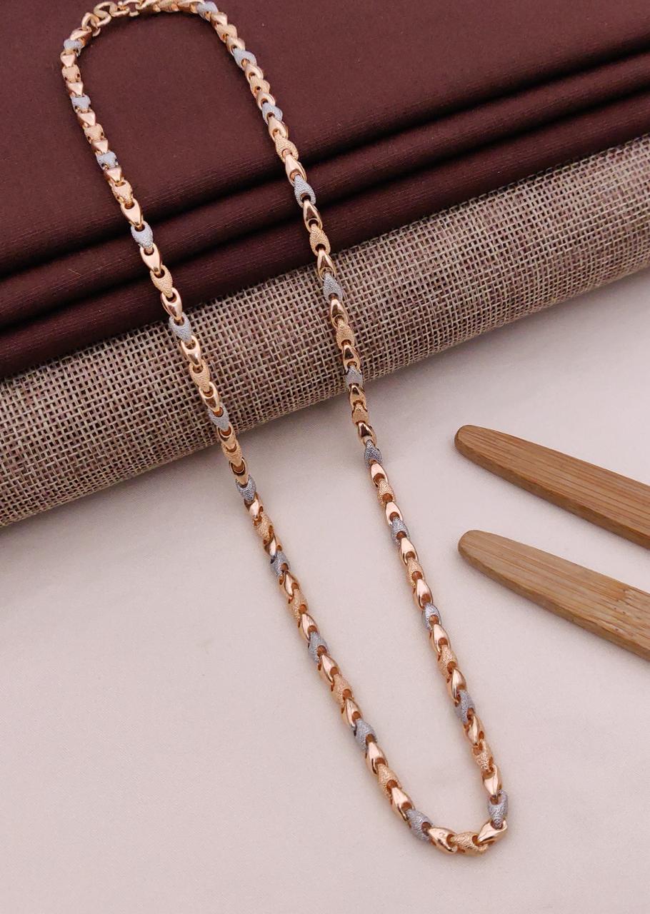 Premium 1 Gram Gold-Plated Chain (6 Months Warranty) - GC-137