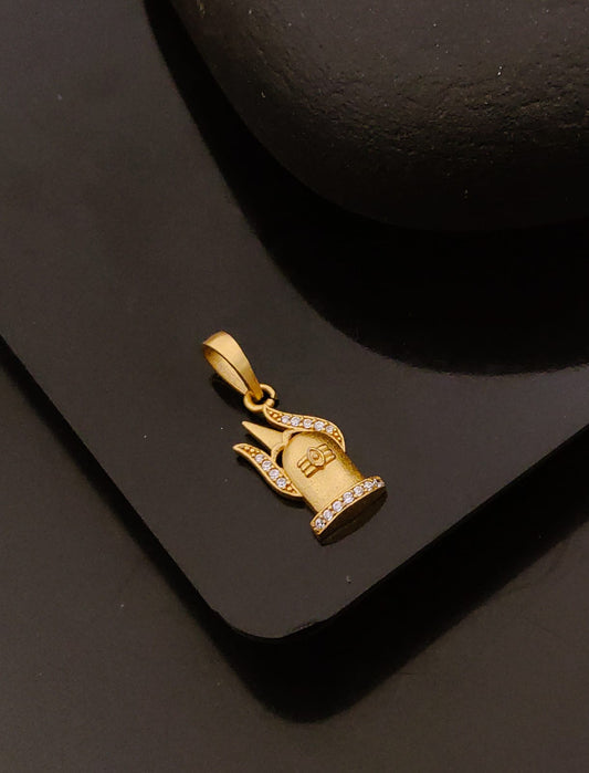 Premium 1 Gram Gold-Plated Pendant (6 Months Warranty) - GP-094