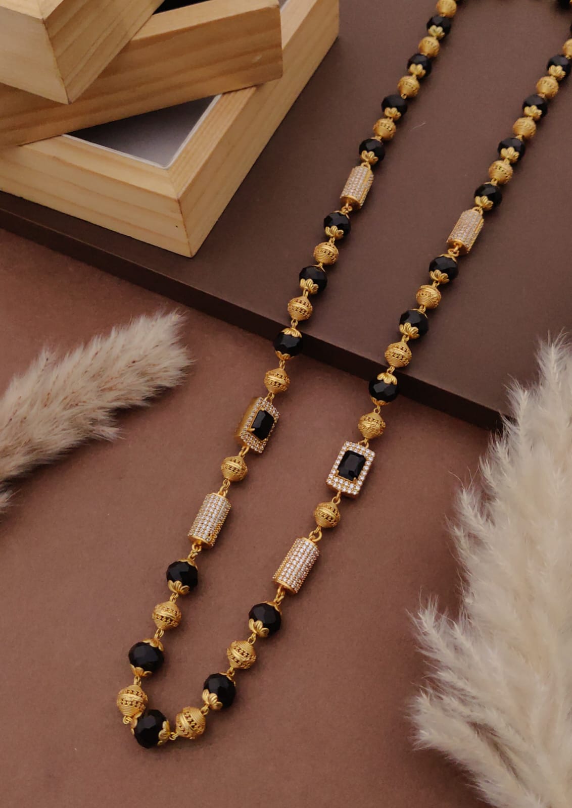 Premium 1 Gram  Gold-Plated Mala (SP GAMAN BHUVAJI)  (6 Months Warranty) - RGC-015