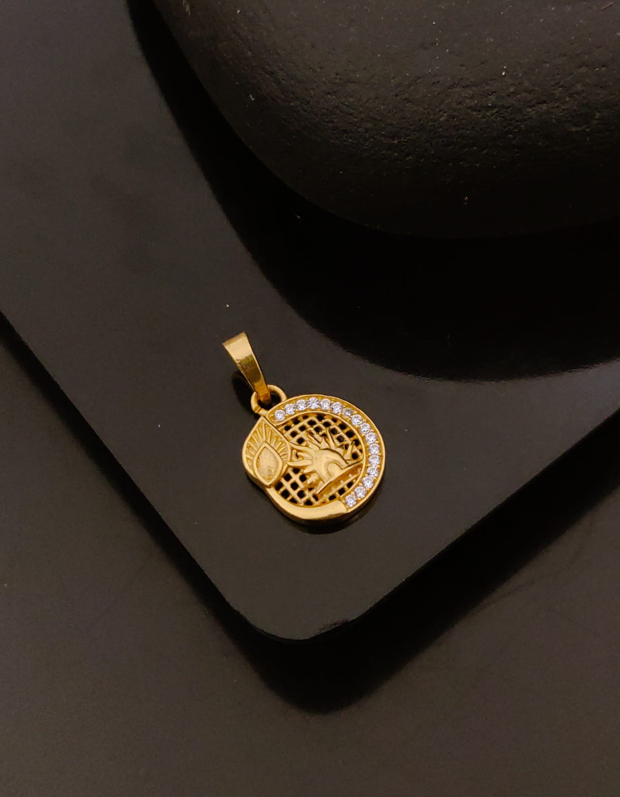 Premium 1 Gram Gold-Plated Pendant (6 Months Warranty) - GP-046