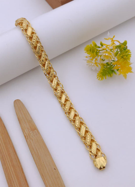 Premium 1 Gram Gold-Plated Bracelet (6 Months Warranty) - GB-74