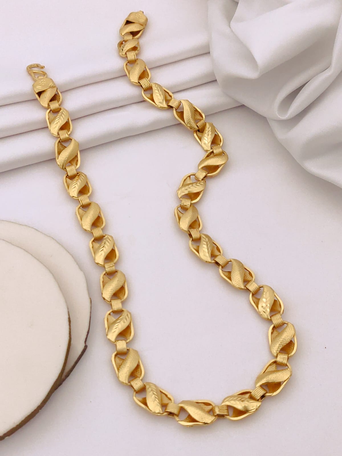 Premium 1 Gram Gold-Plated Chain (6 Months Warranty) - GC-119
