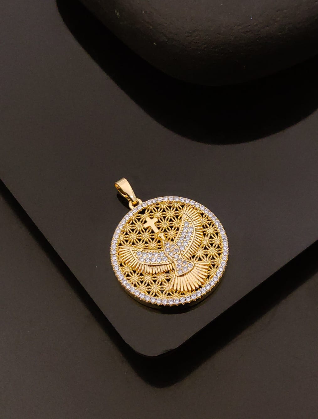 Premium 1 Gram Gold-Plated Pendant (6 Months Warranty) - GP-074