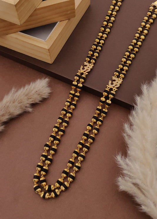 Premium 1 Gram Gold-Plated Rudraksha Mala (6 Months Warranty) - RGC-004