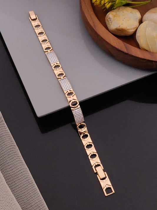 Premium 1 Gram Gold-Plated Bracelet (6 Months Warranty) - GB-060