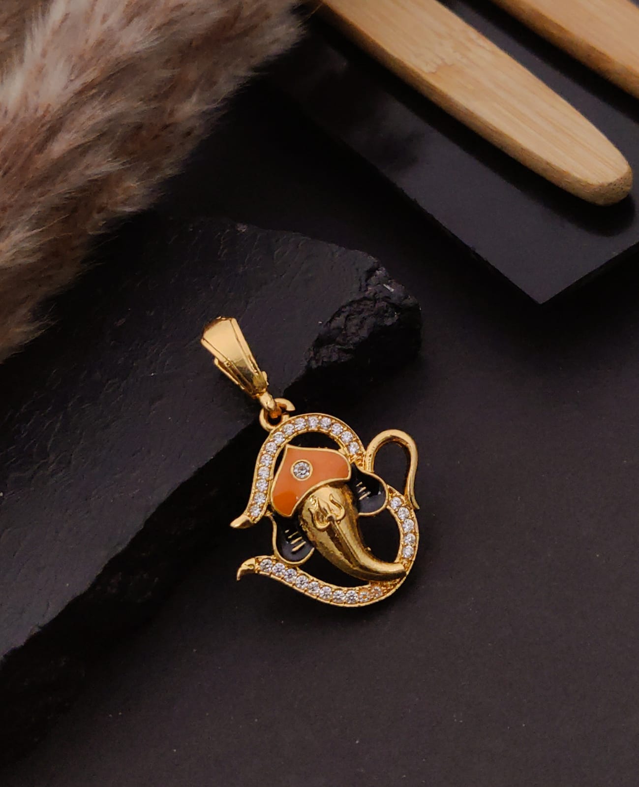 Premium 1 Gram Gold-Plated Pendant (6 Months Warranty) - GP-111