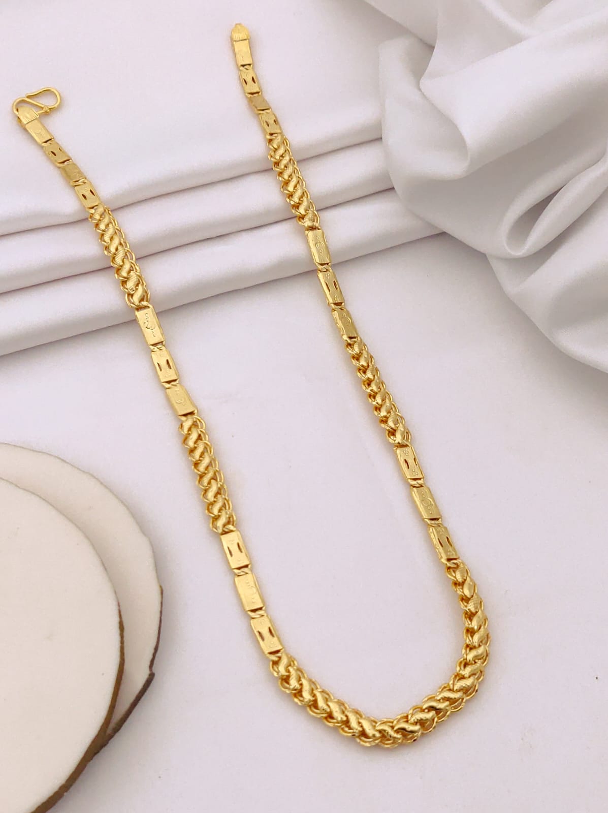 Premium 1 Gram Gold-Plated Chain (6 Months Warranty) - GC-121