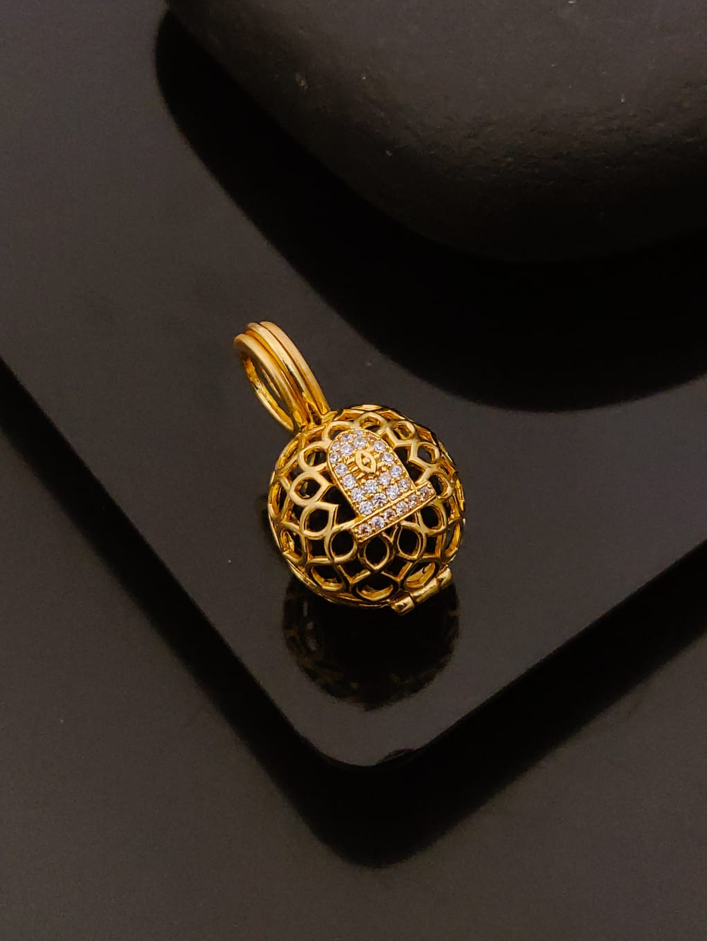 Premium 1 Gram Gold-Plated Pendant (6 Months Warranty) - GP-042