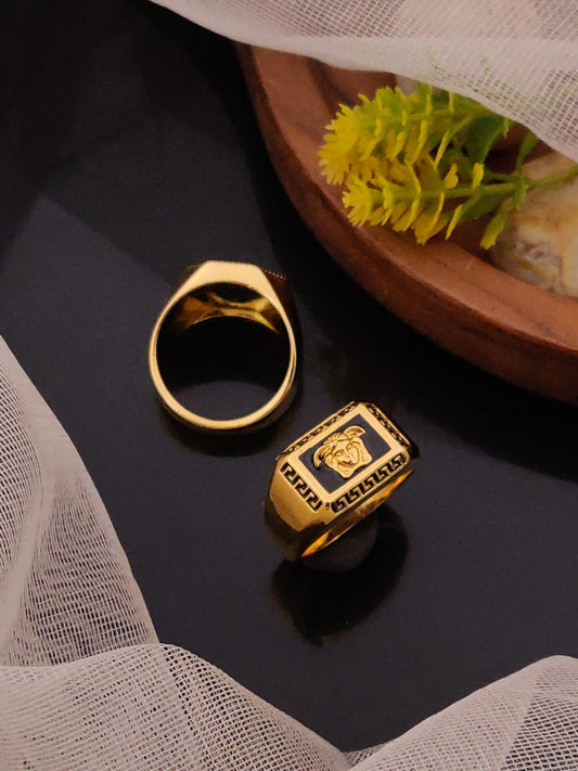 Premium 1 Gram Gold-Plated Ring (6 Months Warranty) - GR-039