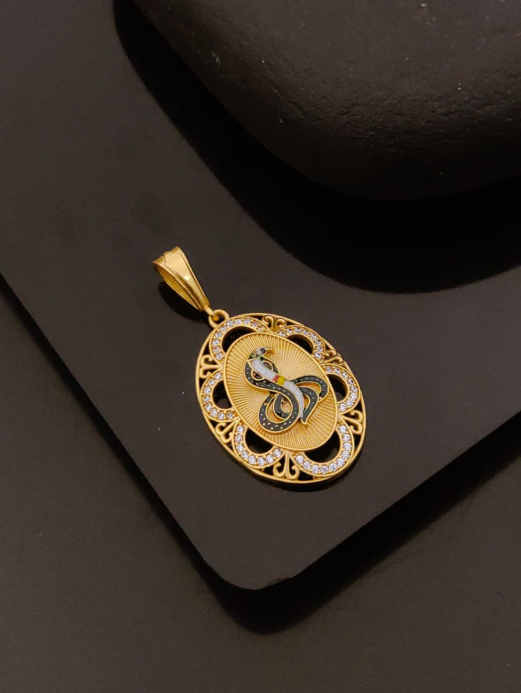 Premium 1 Gram Gold-Plated Pendant (6 Months Warranty) - GP-053