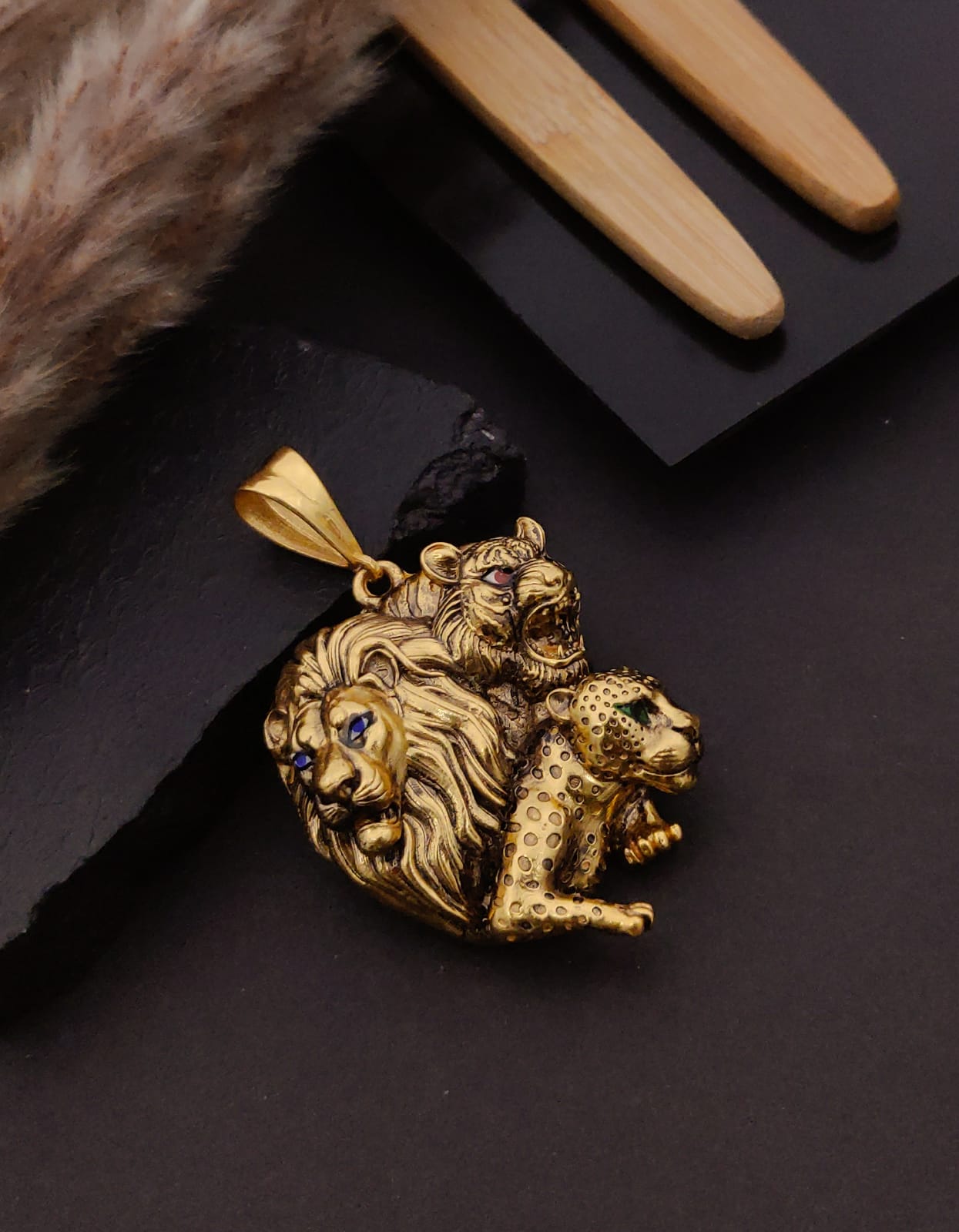 Premium 1 Gram Gold-Plated Pendant (6 Months Warranty) - GP-102