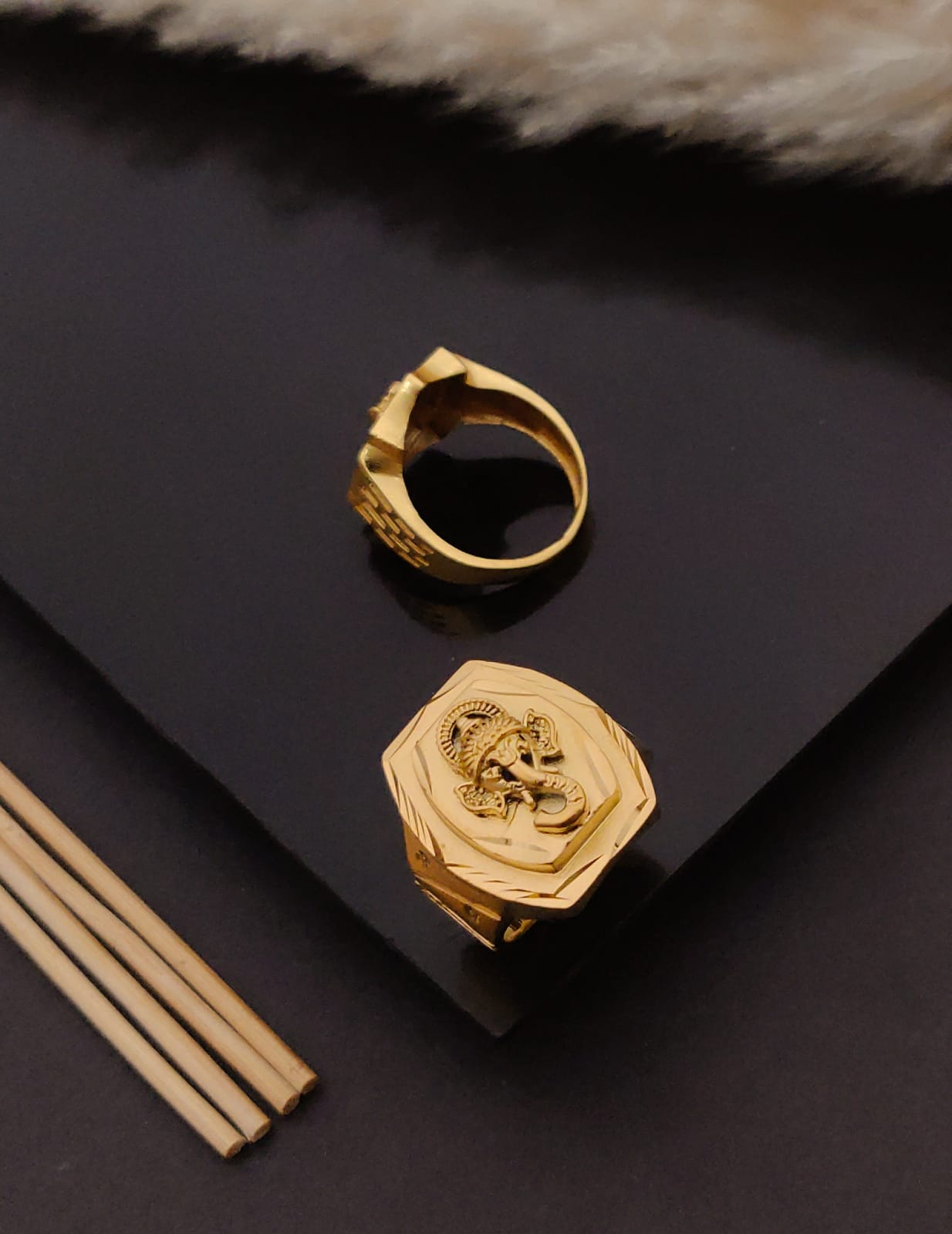 Premium 1 Gram Gold-Plated Ring (6 Months Warranty) - GR-71