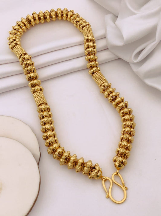 Premium 1 Gram Gold-Plated Chain (6 Months Warranty) - GC-128