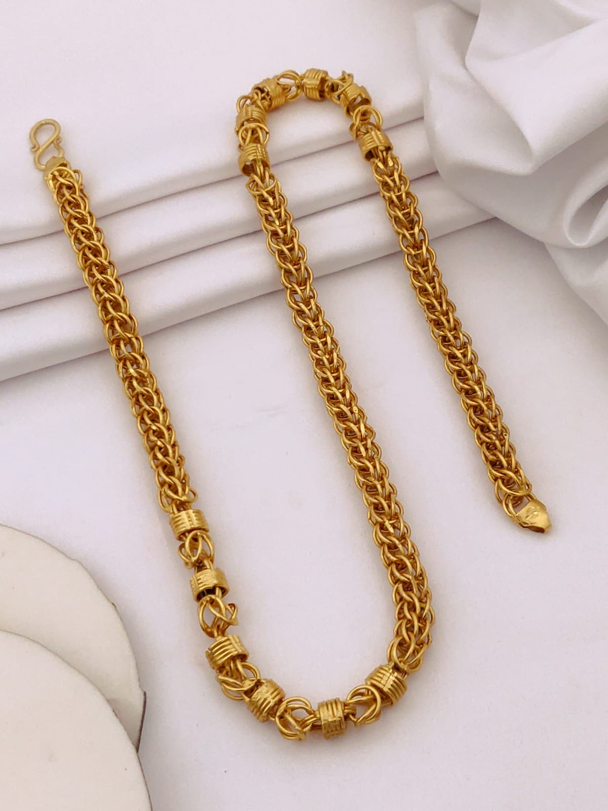 Premium 1 Gram Gold-Plated Chain (6 Months Warranty) - GC-111
