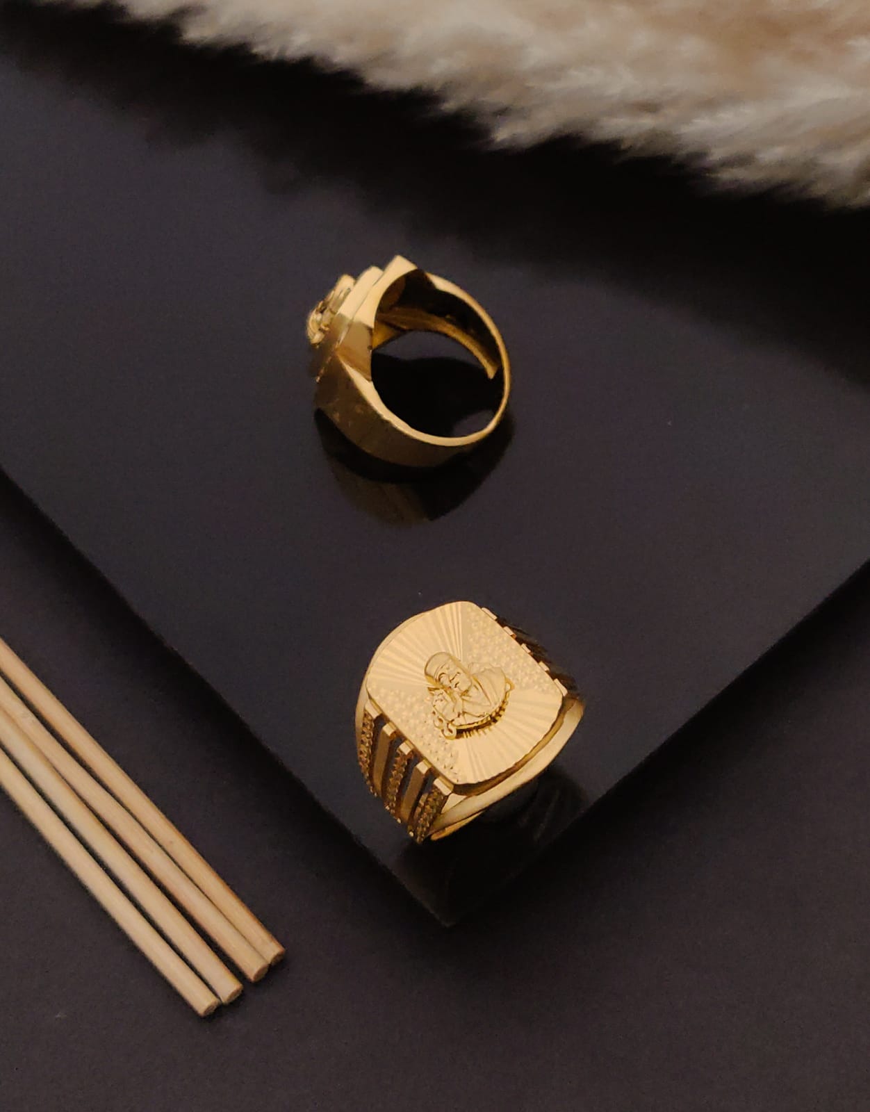 Premium 1 Gram Gold-Plated Ring (6 Months Warranty) - GR-63