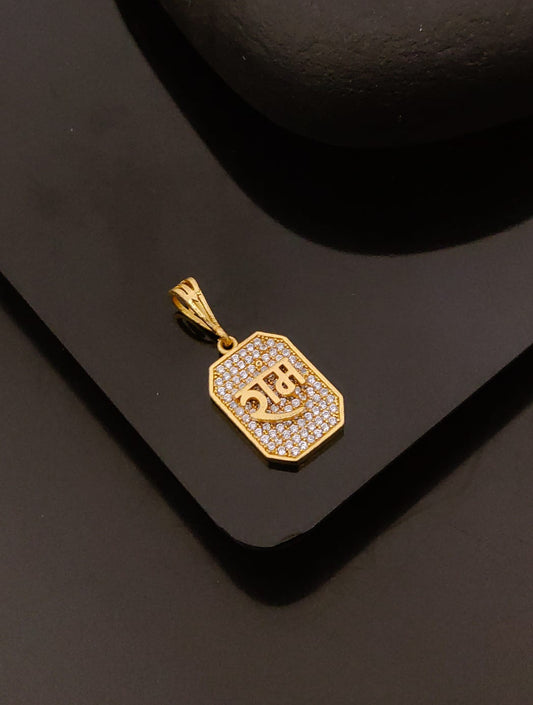 Premium 1 Gram Gold-Plated Pendant (6 Months Warranty) - GP-008