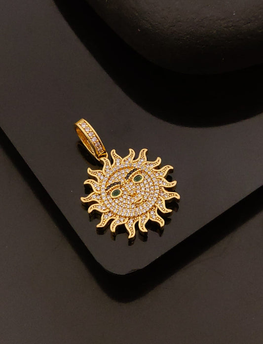Premium 1 Gram Gold-Plated Pendant (6 Months Warranty) - GP-080