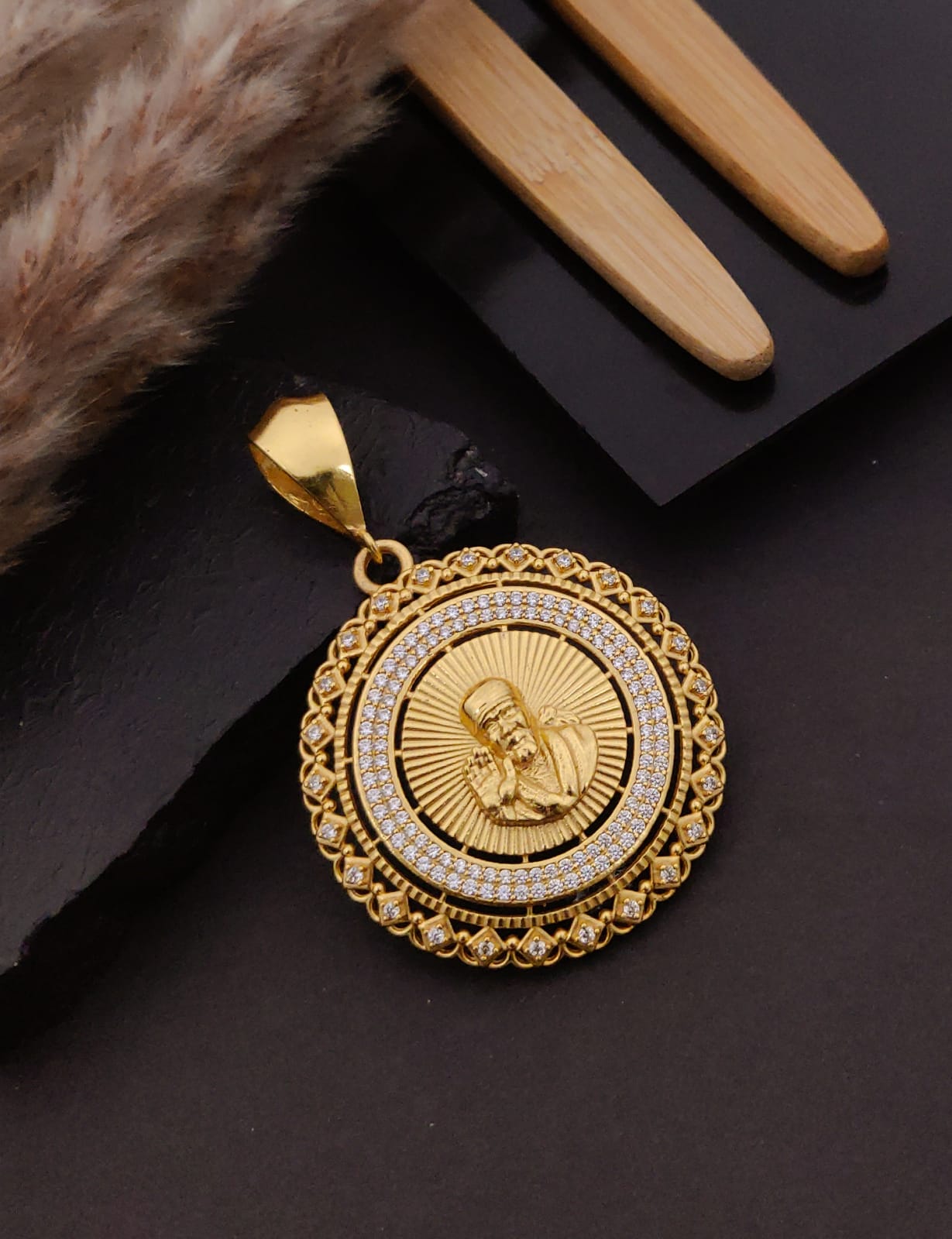 Premium 1 Gram Gold-Plated Pendant (6 Months Warranty) - GP-118