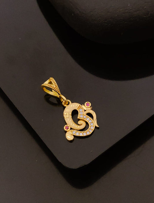 Premium 1 Gram Gold-Plated Pendant (6 Months Warranty) - GP-006