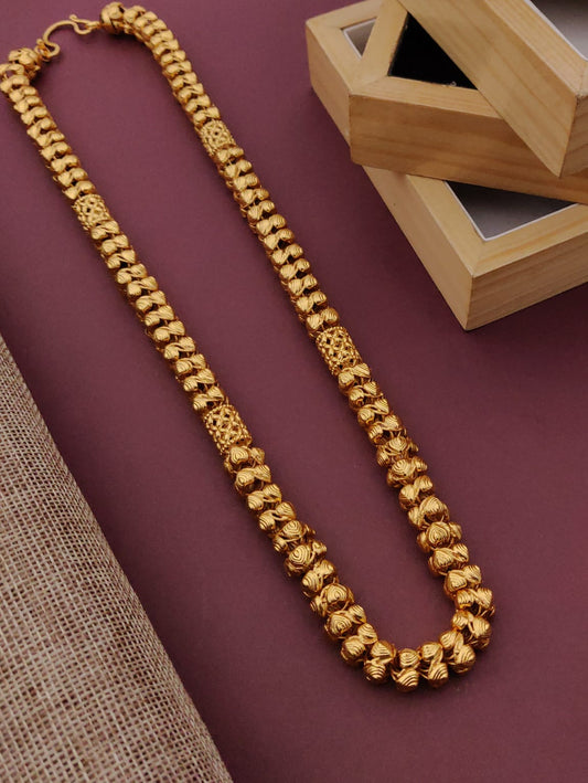 Premium 1 Gram Gold-Plated Chain (6 Months Warranty) - GC-001