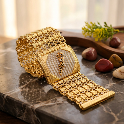 Premium 1 Gram Gold-Plated Bracelet (6 Months Warranty) - GB-067