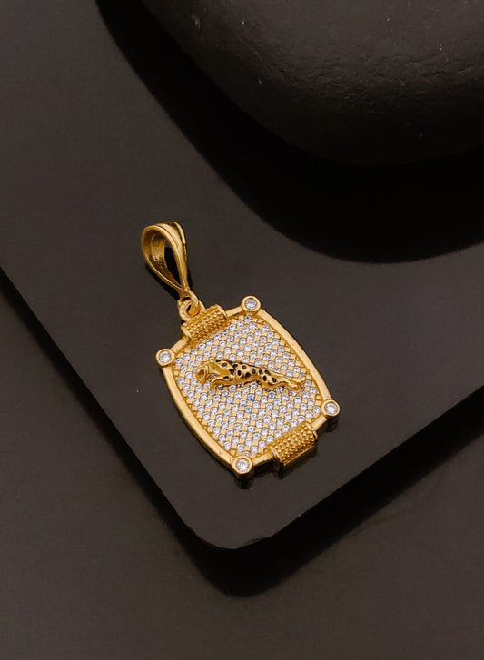 Premium 1 Gram Gold-Plated Pendant (6 Months Warranty) - GP-086