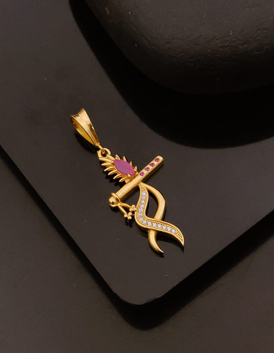 Premium 1 Gram Gold-Plated Pendant (6 Months Warranty) - GP-015