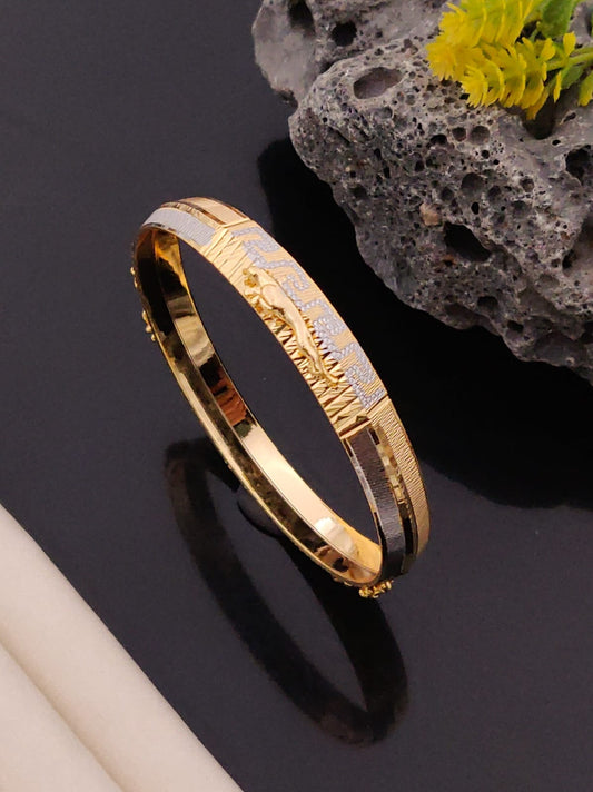 Premium 1 Gram Gold-Plated Kada (6 Months Warranty) - GK-001