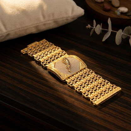 Premium 1 Gram Gold-Plated Bracelet (6 Months Warranty) - GB-067
