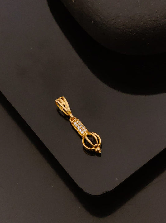 Premium 1 Gram Gold-Plated Pendant (6 Months Warranty) - GP-007