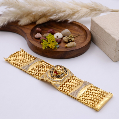 Premium 1 Gram Gold-Plated Bracelet (6 Months Warranty) - GB-066