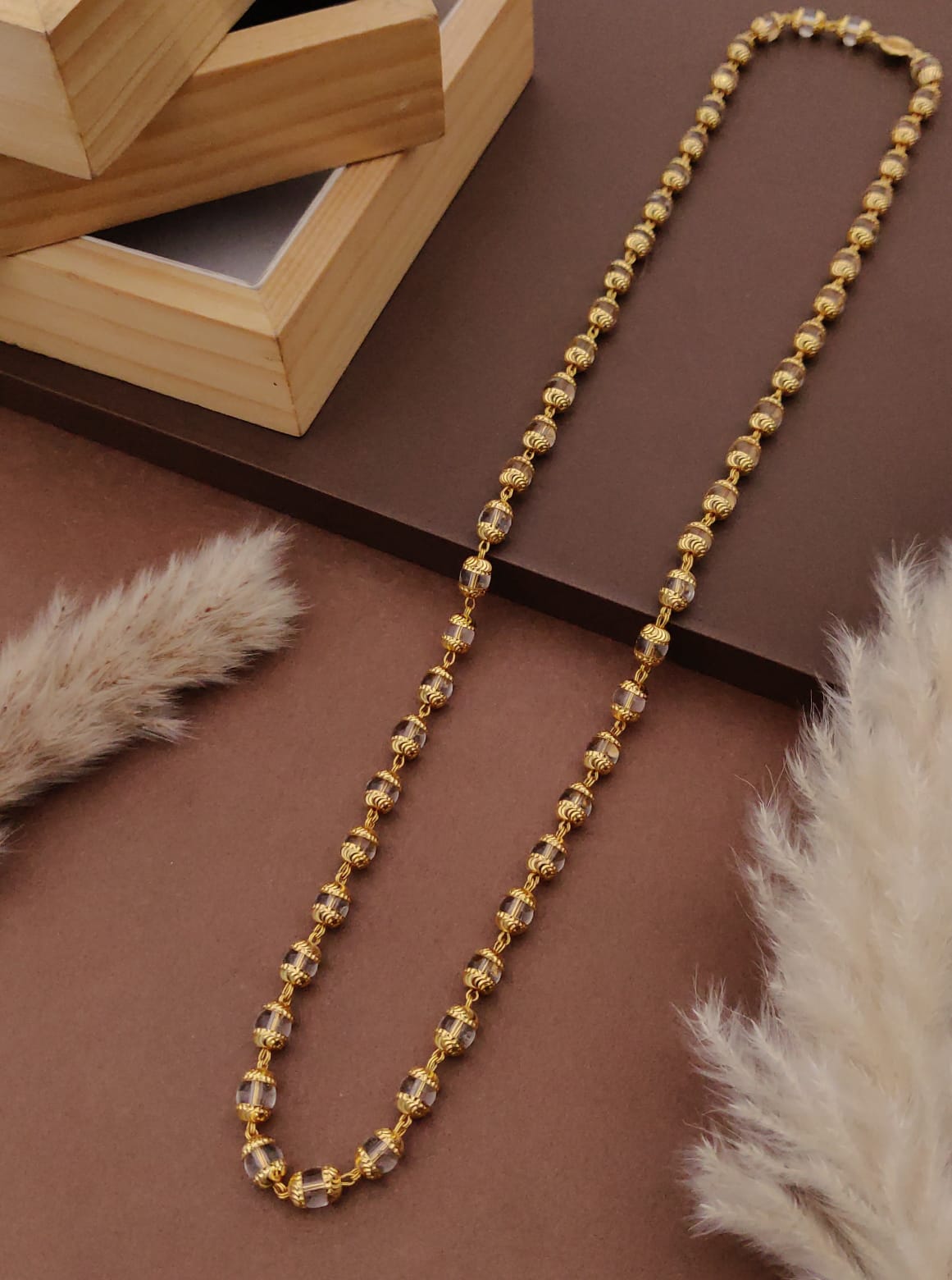 Premium 1 Gram Gold-Plated SPERTIC MALA (6 Months Warranty) - RGC-013