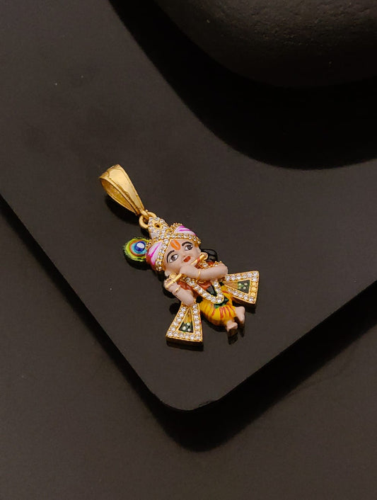 Premium 1 Gram Gold-Plated Pendant (6 Months Warranty) - GP-045